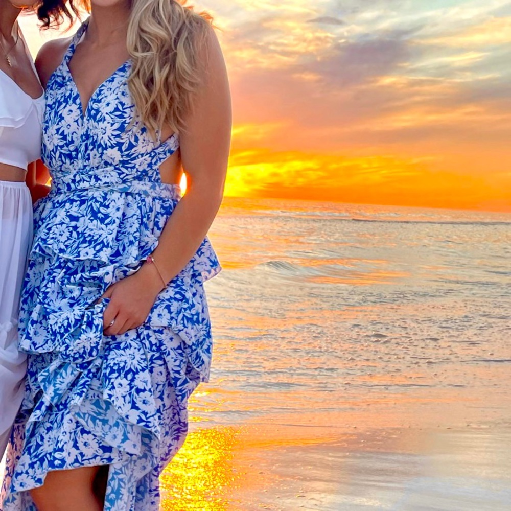 Vici Dolls Blue Maxi Dress